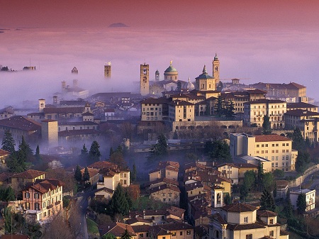 Panorama di Bergamo