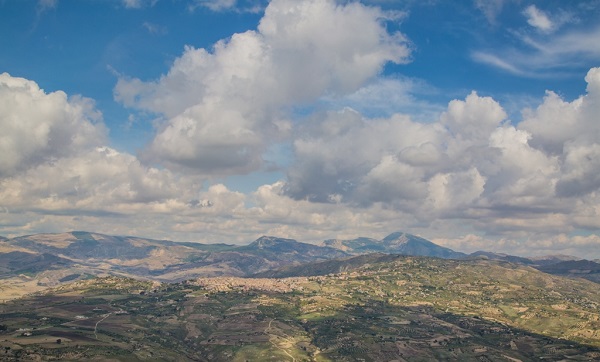Viaggio in Sicilia, vista Monti Sicani 